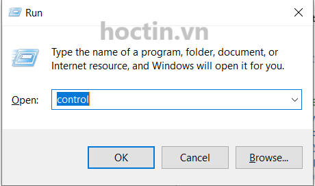 Cách mở hộp thoại run trong Windows 10