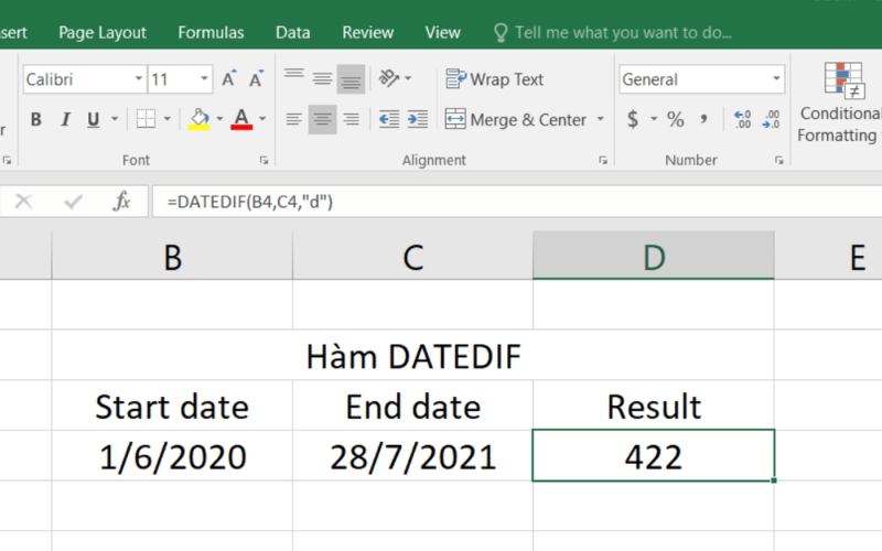 lợi ích khi sử dụng excel để tính toán số ngày