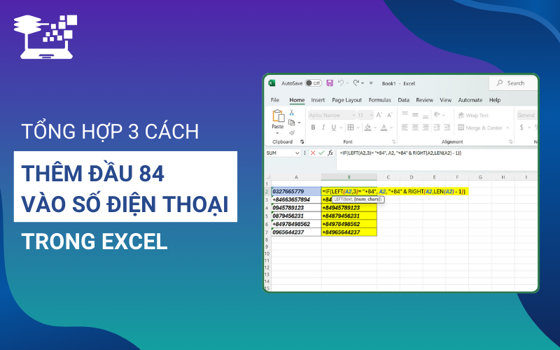 cách thêm đầu 84 vào số điện thoại