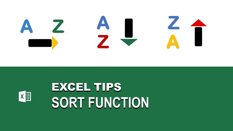 Chức năng Sort trong Excel