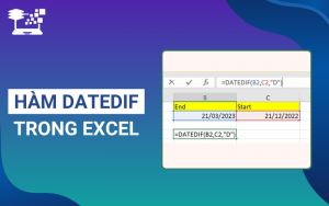 hàm datedif trong excel