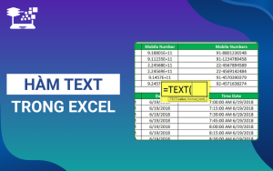 Hàm TEXT trong Excel