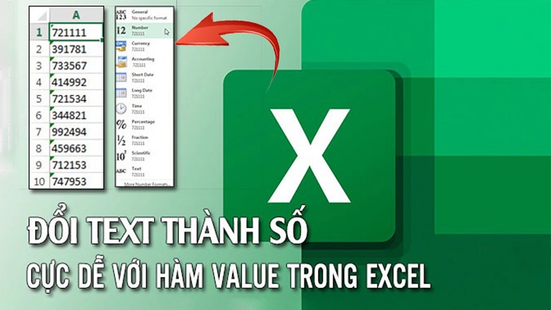 Hàm VALUE trong Excel