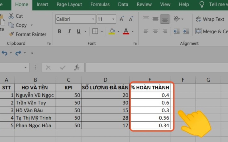 lợi ích khi biết cách tính phần trăm trong Excel