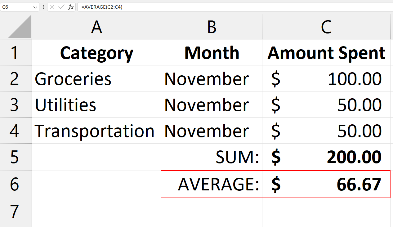 Một số lưu ý quan trọng khi sử dụng hàm AVERAGE