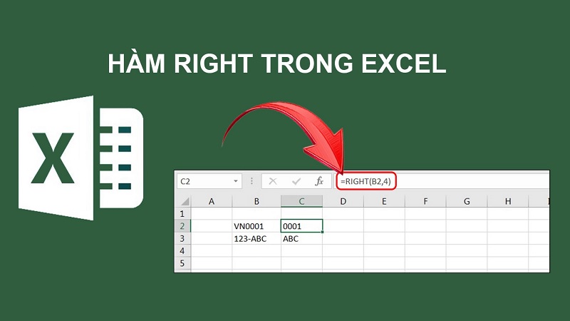 Lưu ý khi sử dụng hàm RIGHT