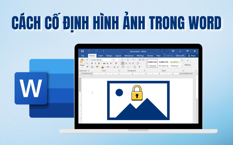 cách cố định hình ảnh trong Word