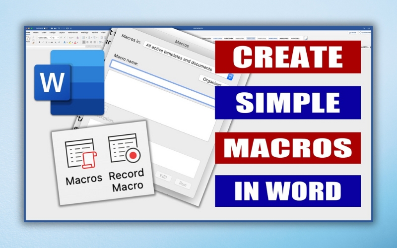 Cách lập kế hoạch trước khi tạo macro trong Word