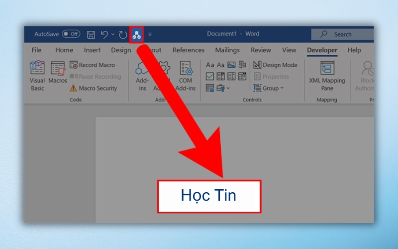 dùng nút bấm đã tạo để kích hoạt macro