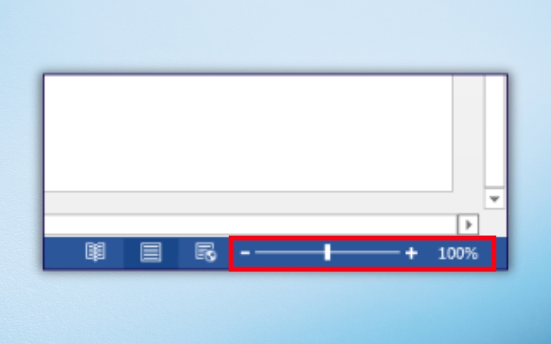 Dùng tổ hợp phím Ctrl và cuộn chuột giữa