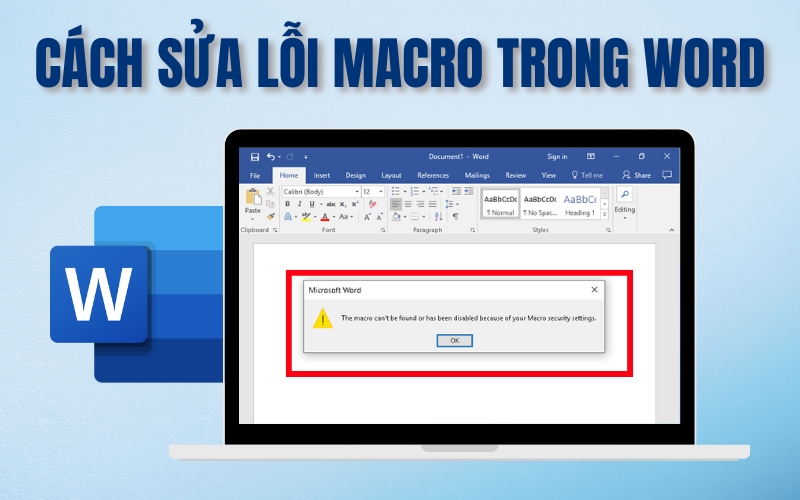 lỗi macro trong Word