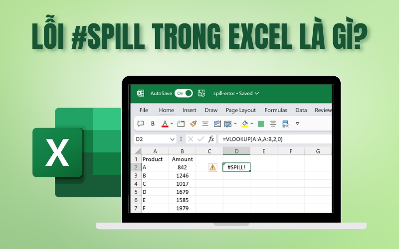 lỗi SPILL trong Excel