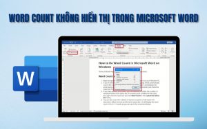 Word Count không hiển thị trong Microsoft Word