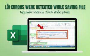 Errors were detected while saving file