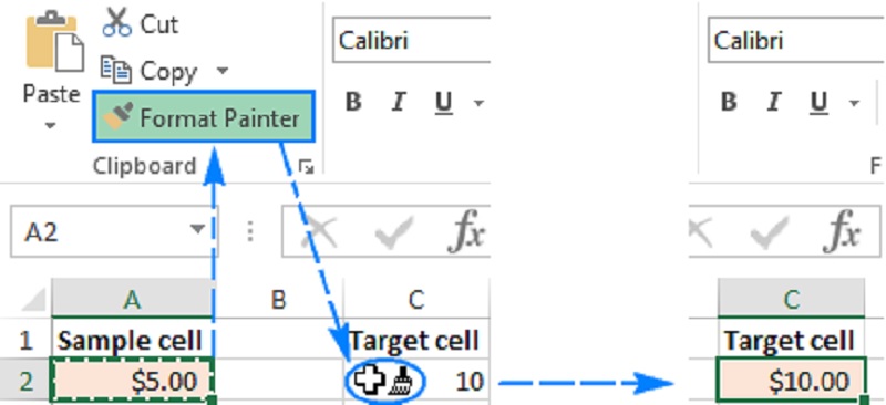 Cách dùng Format Painter trong Excel
