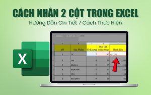cách nhân 2 cột trong Excel