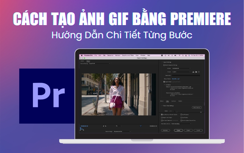 tạo ảnh GIF bằng Premiere