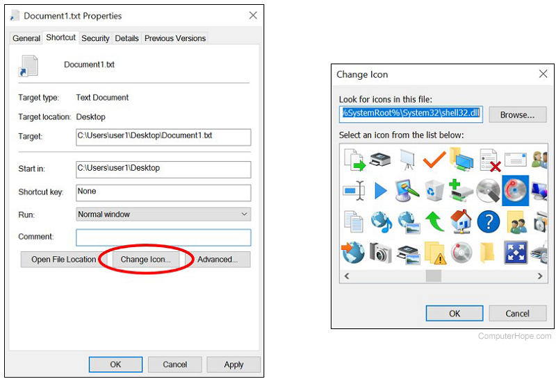 Cách khôi phục icon shortcut bị mất