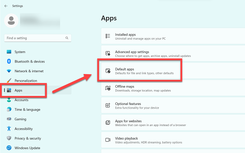 Thiết lập lại chương trình mặc định để mở file