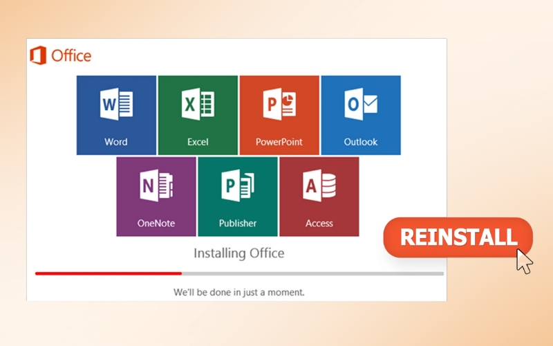 Cài lại Microsoft Office