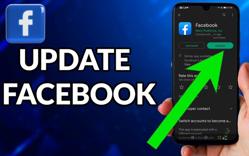 Cập nhật ứng dụng Facebook lên phiên bản mới nhất