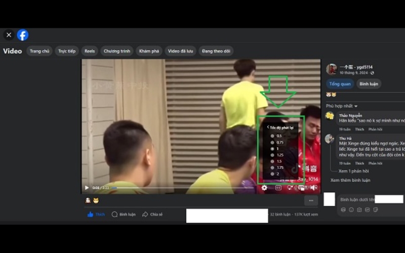 chọn tốc độ lớn hơn 1