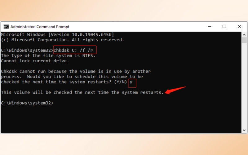 Kiểm tra trạng thái ổ cứng