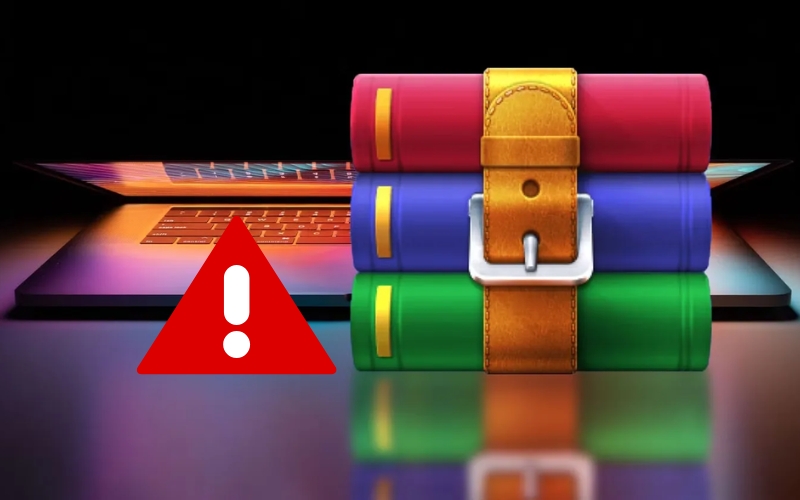 Sử dụng phần mềm giải nén không phù hợp