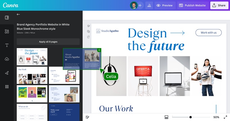 Canva Website Builder - Công cụ tạo website miễn phí, dễ sử dụng