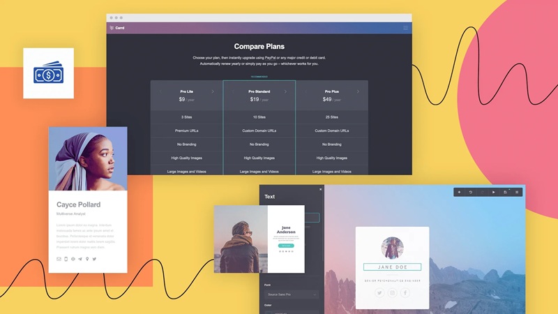 Công cụ tạo website dễ dàng Carrd