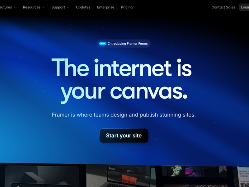 Tạo website nhanh, tiện lợi với công cụ Framer