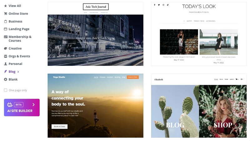 Công cụ xây dựng web chất lượng Strikingly